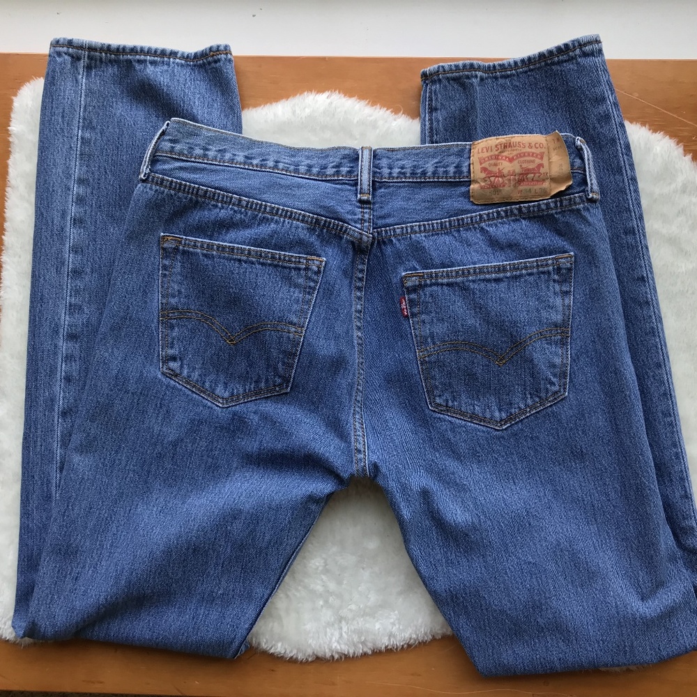Levi's 501 Button Fly Straight Leg W34 L34